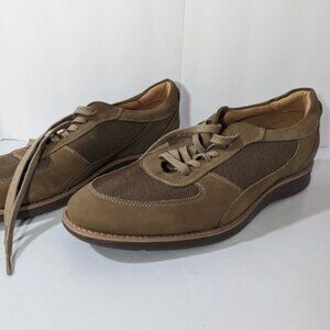 NEW- Size 11.5M Men's Flag Ltd Lucas Trainer Casual Shoes Suede / Mesh - Brown